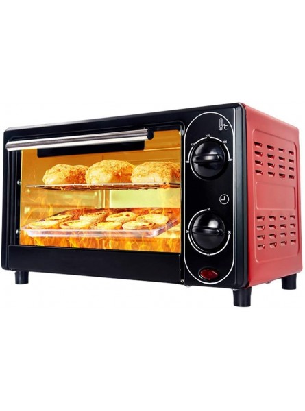 1200W Multifunctional Mini Baking Automatic Desktop Electric Oven， Stainless Steel And Transparent Glass Door， Fast And Even Baking， Easy To Clean Useful - XGSW6FXD