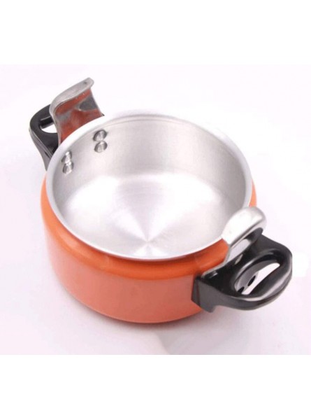 Aluminum AlloyPressure Cooker Cookware Gland Type Soup Pot Skillet All Kinds of Stoves 2L 3L Color : Dark Orange Orange Red - GNMBI4AR