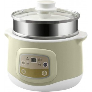 Mini Electric Skillet Water Heater Electric Cooker Automatic Soup Pot Mini Baby Porridge Pot Ceramic Bird's Nest Electric Cooker - MCXJ6MAE