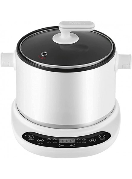 WECDS Electric Hot Pot， Electric Boiling Pot， Household Split Multifunctional Electric Frying And Cooking Integrated Pot， 1.8L Mini Electric Skillet with Lid，Without steamer - VRWPGTVQ