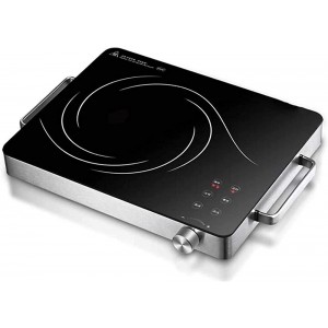 Home Multifunction Induction Hobs High Power 2200w Induction Cooker Without Picking Pot Electric Ceramic Stove Use in Suitable Kitchen Cookware Such As Soup Pot - UKQAMI60