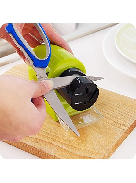 DYW Kitchen Sharpener Electric Knife Sharpener Grinder Professional Automatic Whetstone Diamond Sharpening Stone Grindstone Safe Easy to Use Size : 14 * 8cm - YMWD6K2T