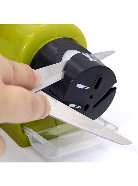 DYW Kitchen Sharpener Electric Knife Sharpener Grinder Professional Automatic Whetstone Diamond Sharpening Stone Grindstone Safe Easy to Use Size : 14 * 8cm - YMWD6K2T