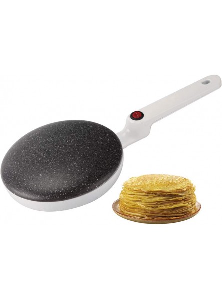 zxz Electric Crepe Maker Non-stick Pan with Hanging Handle Premium Cast Aluminum Coating Easy Cleaning Indicator Light Design for Kitchen Pancakes - ABCUSMGK