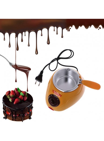 illombo Electric Heating Chocolate Candy Melting Pot Fondue Fountain Machine Kitchen Baking Tool - QKXWFVXP