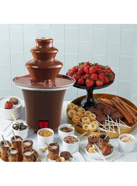 YPSMCYL 3 Tiers Chocolate Fountain,chocolate Fountain Melting Chocolate Machine Chocolate Fondue Fountain 0.5 Pound Capacity For Home Party Restaurant Hotel - BQCN70R0