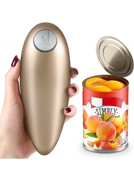 Electric Can Opener Restaurant Can Opener Smooth Edge Automatic Can Opener Food-Safe Handheld Can Opener for Any Size for Any Size Best Gift & Kitchen Gadget for Chefs Arthritis and Seniors - UDKCX1OO