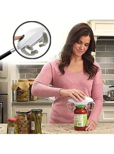 FSHOW Electric Can Openers for Seniors Hand Free Tin Opener Electric Can Openers for Arthritis Hands Can Openers with One Touch Switch Powerful No Sharp Edge Gift for Women Kitchen Gadget - PWXDKOO6