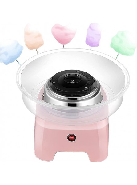 Candy Floss Maker Machine Automatic Cotton Candy Machine Sugar Electrical Candy Floss Makers Low Noise Suitable for Home Children Party Gift,pink - UHNVTMQ1