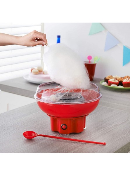 Global Gizmos 55889 Candy Floss Maker | Retro Machine | Carnival Style | Red 400 W - EAOG8V9X