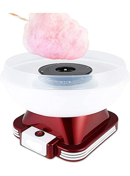 Shoze Candy Floss Maker Machine Mini 500W No Preheating Household Electric Cotton Candy Machine for Kid Adult Party Birthday Sweet Gift 28 x 20cm Red - FJLXO7AP