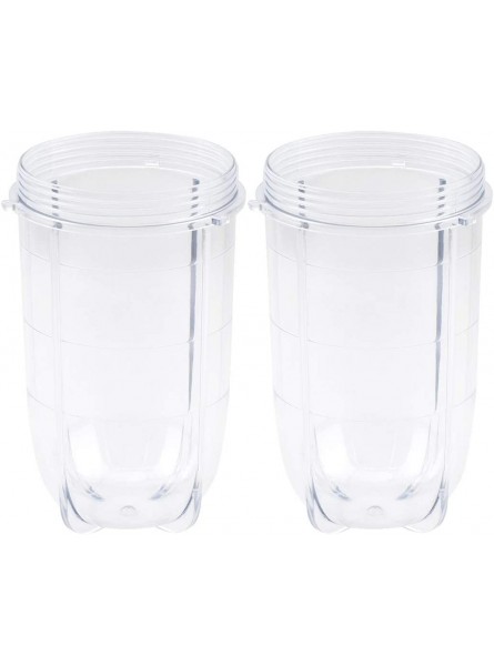 2 Pack 16 oz Tall Cup Replacement Part for Magic Bullet MB1001 250W Blenders - MHQPYRHY