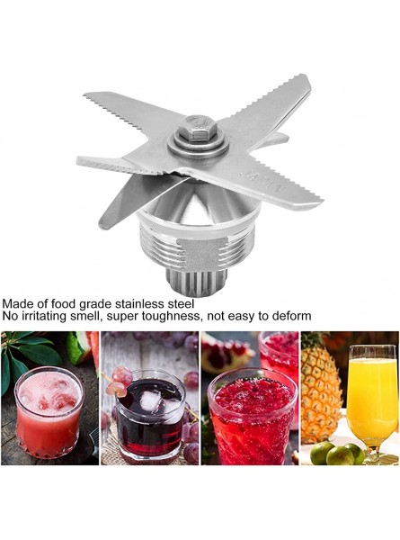 Ladieshow 6 Heavy Duty Blender Blade,Stainless Steel Widen Mixing Cutting Blender Blade Base Assembly Replacement Parts for VIT - XWIYSA1A