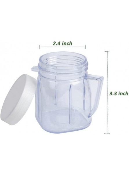 yunnie For Blender Replacement Parts 4937 Osterizer Blender Jar Accessory Cup Plastic Jars with Lids 1 Pack - CAKBFXMV