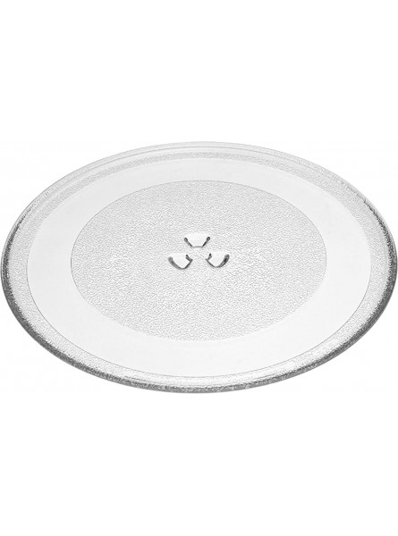 vhbw Glass Microwave Plate 32.4cm Compatible with Dometic DOTRM13B DOTRM13W Microwave Rotary Plate with Y-Shaped Mount - ZJLUEXKF