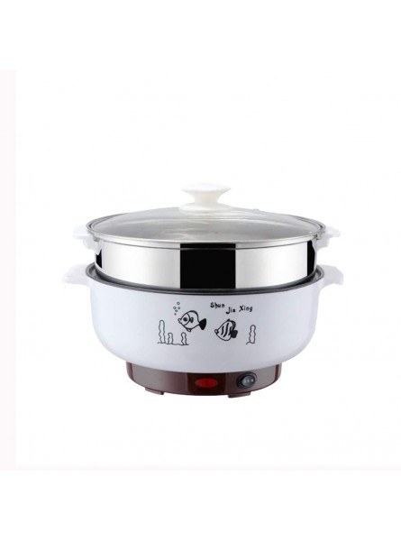 DYXYH Electric cooker-Multifunction Electric Cooker Skillet Wok Electric Hot Pot For Cook Rice Fried Noodles Stew Soup Steamed Fish Boiled Small Non-stick Size : L - NZDOEY08