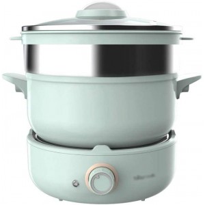 ECSWP Electric Hot Pot Multi-Function Steamer Electric Pot Dormitory Student Pot Electric Cooker Split Household Small Electric Wok Size : 262mmx200mmx198mm - MGTIDB4V