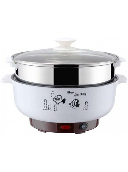 ZHGYD Electric Cooker-Multifunction Electric Cooker Skillet Wok Electric Hot Pot for Cook Rice Fried Noodles Stew Soup Steamed Fish Boiled Small Non-Stick Size : M - XWYKGBP5
