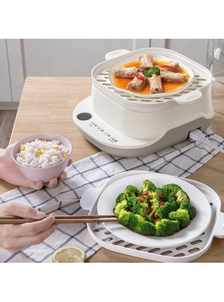 ECSWP Electric Steamer Food Steamer Multi-Function Home Small Large-Capacity Double-Layer Steamer Rice - UZVR86S2