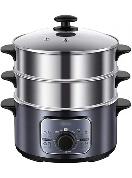 Household Three-Layer Electric Steaming Pot Automatic Food Steamer Electric Steam Steam Cooker Food Warmer - JENIAT5E