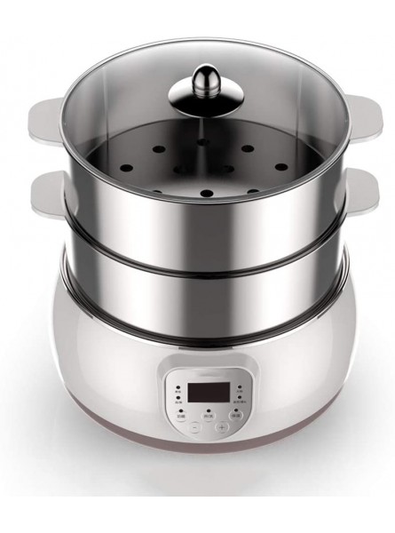 Mini Double-Layer Electric Steamer Fully Automatic Household Stainless Steel Electric Steamer Food Warmer - LJTFRNH7