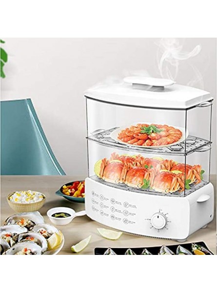 YILIAN Household Electric Steamer Multi-Functional Double-Layer steam Boiler Breakfast Machine Large Capacity Electric Steamer Size : M - ANBSJ6UM