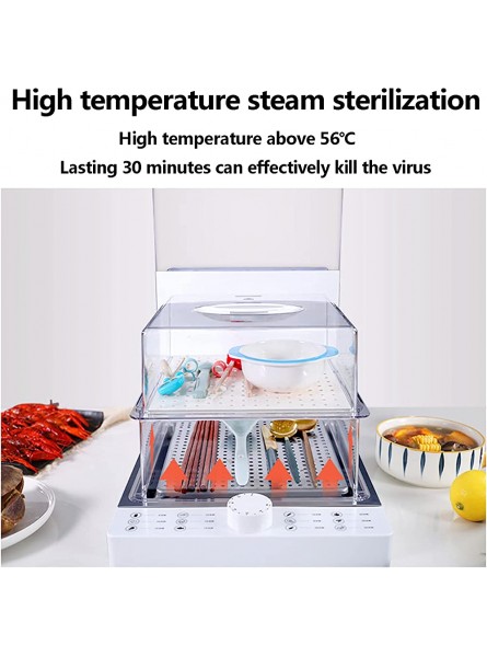ZHDBD Stylish Electric Steamers,1500W Electric Steamers with 2-Tier Food Steamer Pan,60-Minute Timer Folding Design Easy To Store,For Steaming Foods Such As Meat And Vegetables - JTOH6KBE