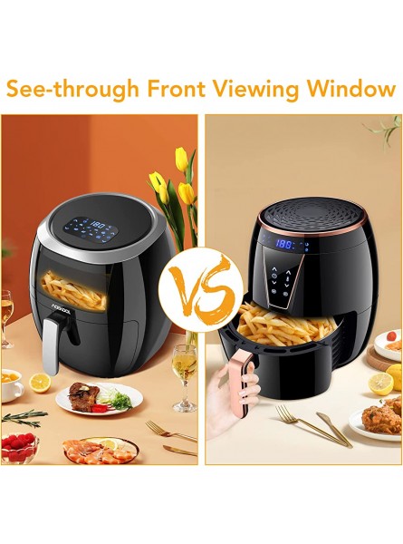 Acekool Air Fryer Oven Digital Large 8L with Rapid Air Circulation Touch Screen Dishwasher Safe Accessories Rapid Air Circulation Bpa-free 1800W - CDIKSJBK