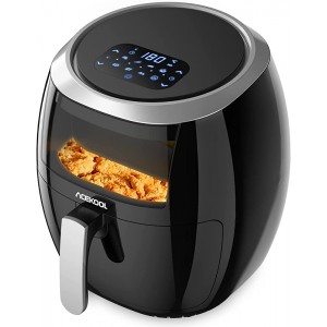 Acekool Air Fryer Oven Digital Large 8L with Rapid Air Circulation Touch Screen Dishwasher Safe Accessories Rapid Air Circulation Bpa-free 1800W - CDIKSJBK