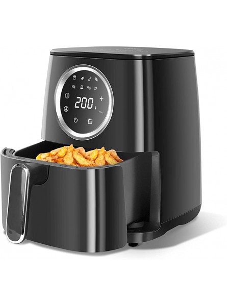 Aigostar 4.2L Air Fryer with Rapid Air Circulation 1400W Digital Air Fryers Oven for Home Use 8 Presets Timer and Fully Adjustable Temperature Control for Healthy Oil Free Cooking -Marina - BYICEDAV