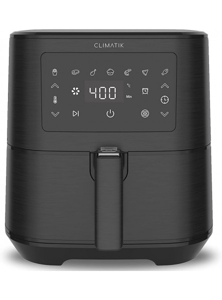 Climatik Air fryer Oven Large 5.5 Litre XXL Size | Rapid Air Circulation x7 Cooking Presets For Healthy Oil Free Low Fat Cooking | Digital Display Time and Temperature Control - LYGIMBDS