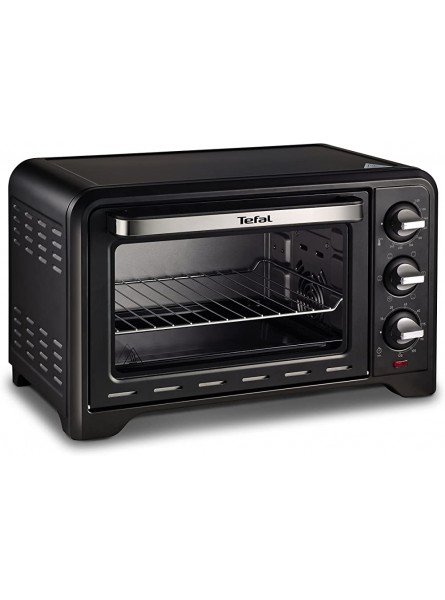 Tefal OF445840 Optimo Mini Oven 19 L Capacity With Rotisserie Stainless Steel Black - UCLGNG9T
