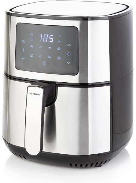 Vitinni Air Fryer | 5.5L Capacity | 7 Presets | Keep Warm Function | Digital Display | Quick Cooking Time | Less Energy & Less Oil - SPUF0UUD