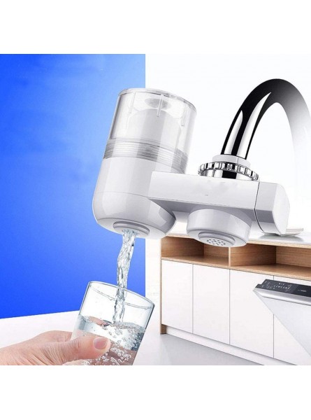 Cfbcc Faucet Water Filter Water Purifier Kitchen Bathroom Sink Faucet Filtered Tap Water Cleaning Water Purifier Transparent Color Faucet Water Filter Color : Clear Size : One Size - DWNME7R6