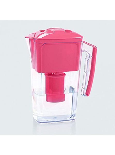 Chlorine Ion Direct Drinking Water Purifier Portable Household Multi-Layer Filter Weak Alkaline Water Purifier Pink 2.5L - XSFJBEAY