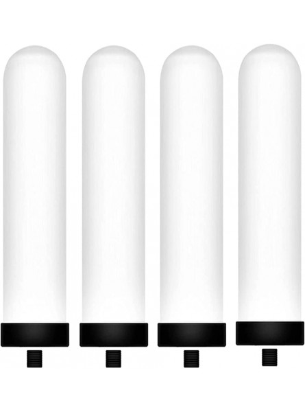 HMLOPX 4 Pieces of Ceramic Filter Element for Water Purifier Easy to Install With Standard Process of 10-inch Durable Material Household Direct Drinking Water Purification System - WKEN76OD