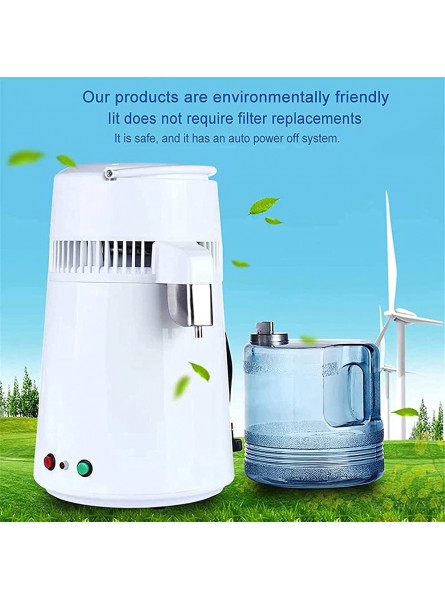 JIXIN 1 Gallon Countertop Water Distiller Machine 750W Clean Water Purifier Easy To Make Clean Water for Home Office - TZLCXPIF