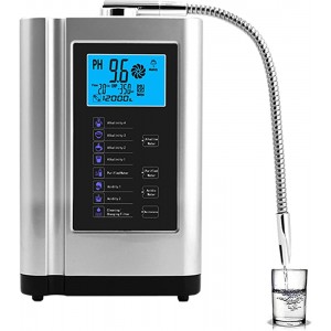 Water Ionizer Water Purifier Machine PH 3.5-10.5 Alkaline Acid Water Machine,Up to -500mV ORP 6000 Liters Per Filter,7 Water Settings,Auto-Cleaning Intelligent Voice - UOOJBO6N